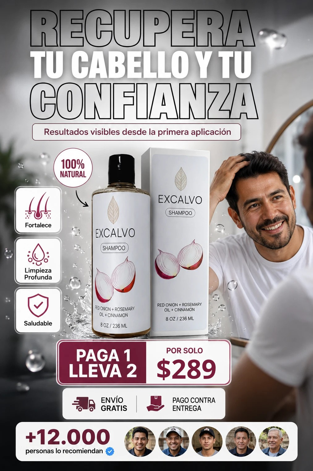 Shampoo Natural Anticaida LP
